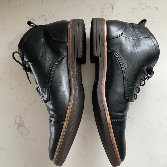 Sondergaard Copenhagen SSSF853 Lace Up Hi Top Leather Boots Black Sz 44 - Picture 5 of 14